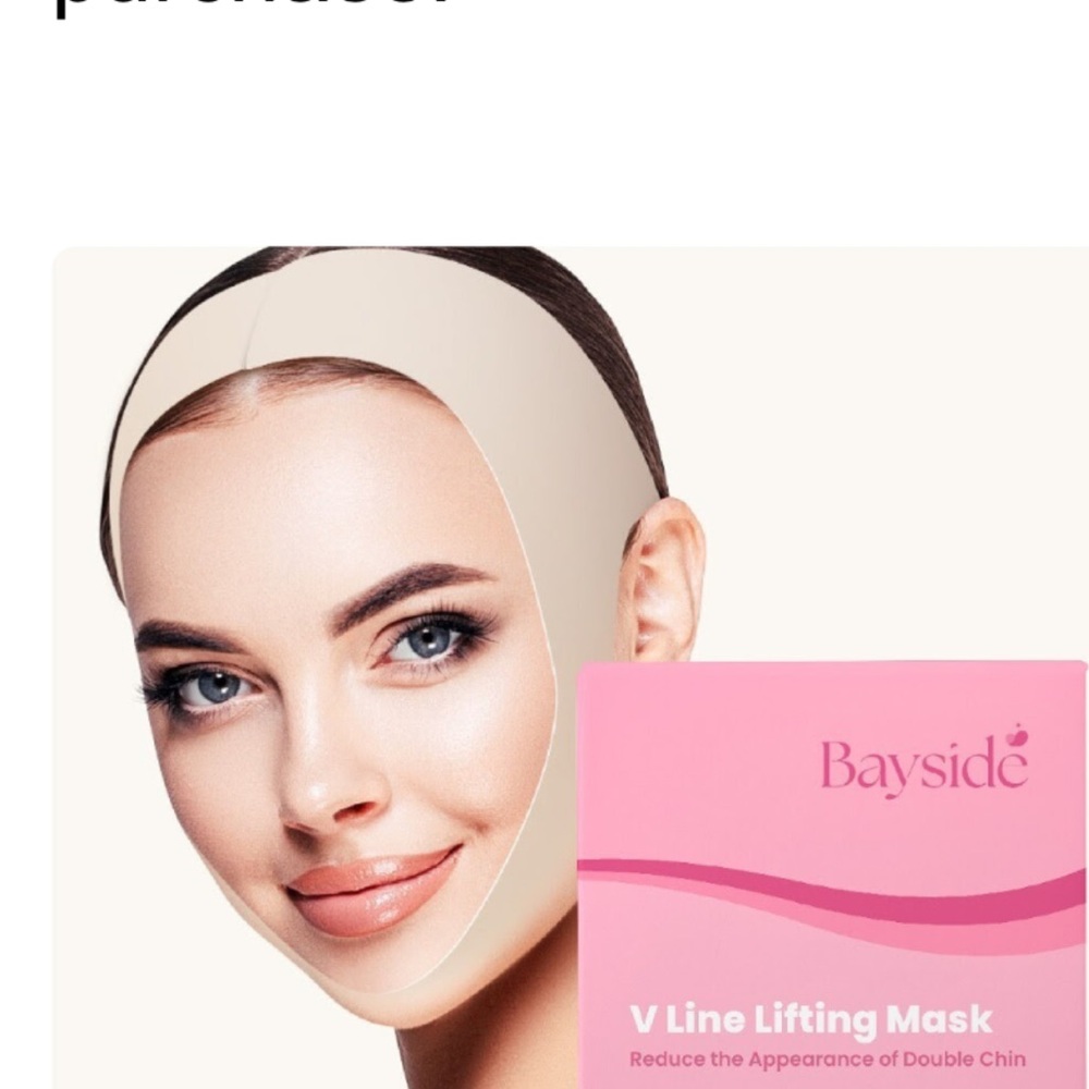 Pink Skincare Mask for Lifting and Contouring